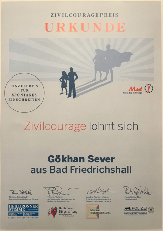 Zivilcourage Schlüsseldienst Heilbronn